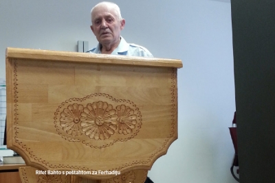 Rifet Bahto &ndash; vakif i umjetnik -&nbsp;Poklon Ferhadiji za obnovljenu hafisku mukabelu