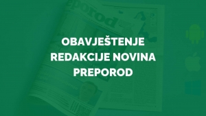 Upozorenje na lažno predstavljanje u ime novina Preporod