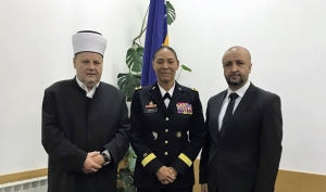 Susret Vojnog muftije sa generalicom Nacionalne garde Maryland