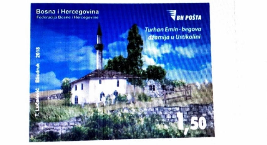 Turhan Emin-begova džamija na poštanskoj marki