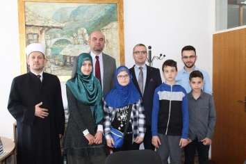 Glavni imam svečanim prijemom ukazao po&scaron;tovanje pobjednicima mektpskog takmičenja